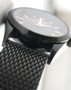 Classic Lady - Black - Black coloured mesh steel bracelet