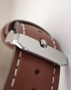 Princess - Steel/Brown leather strap